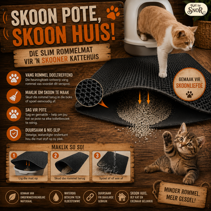 Die Skoon-Spoor Mat 🧹