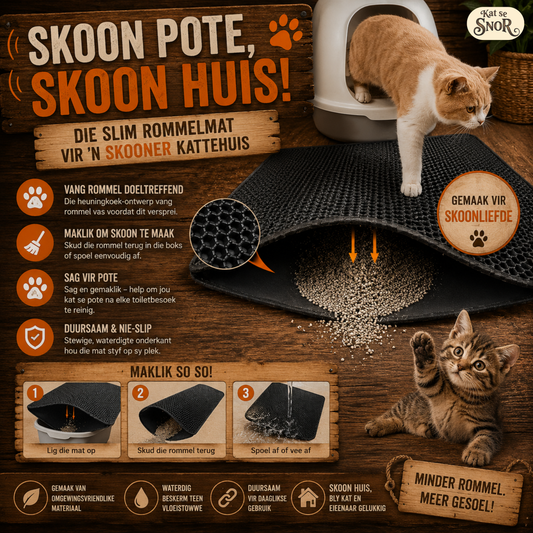 Die Skoon-Spoor Mat 🧹