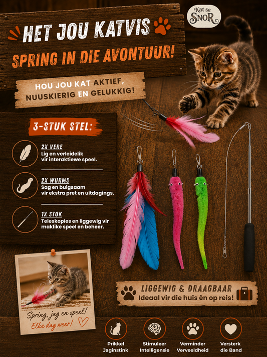 Het jou Katvis -stok🎣