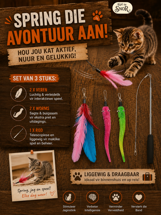 Het jou Katvis -stok🎣